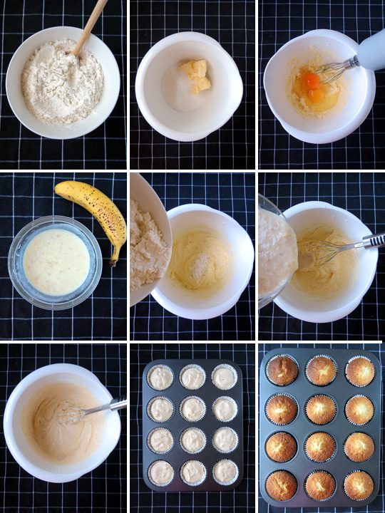How to Make Banana Cupcakes