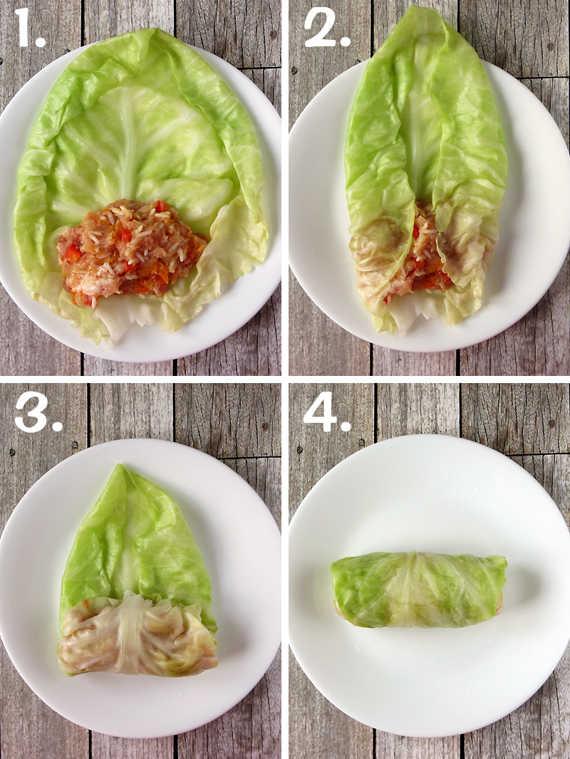 How to Make Cabbage Rolls step by step photos
