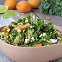 Kale Quinoa Salad With Apricots