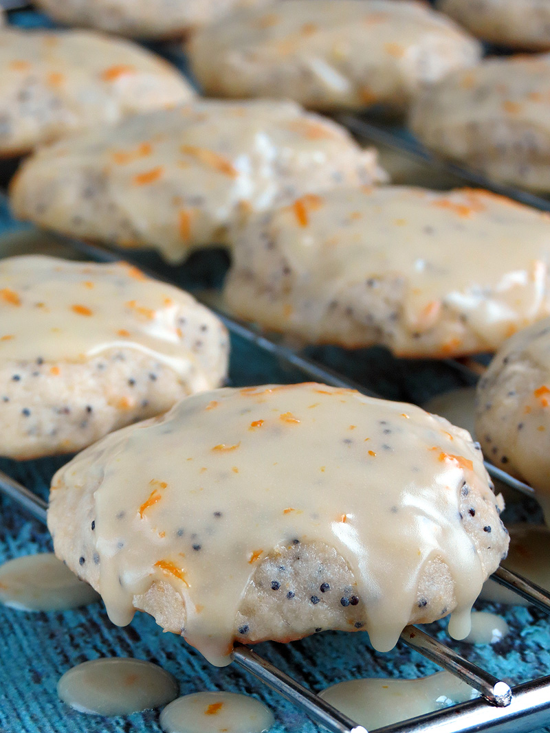 Orange Poppy Seed Ricotta Cookies | YummyAddiction.com