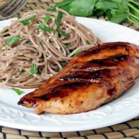 Chicken Teriyaki With Soba Noodles