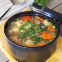 This is the best vegetable beef soup recipe you have ever tried! It is hearty, comforting and so flavorful! | yummyaddiction.com