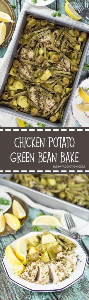 Chicken Potato Green Bean Bake - An Easy Weeknight Dinner