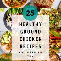 25 Healthy Ground Chicken Recipes That'll Make You Feel Great #healthy #chicken | yummyaddiction.com