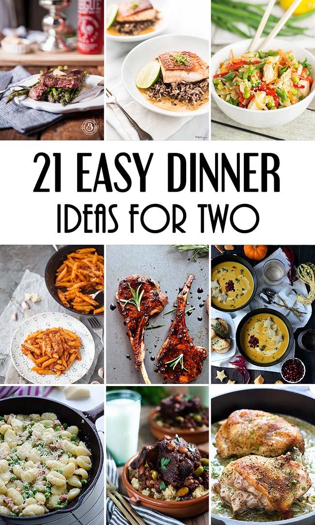21 Easy Dinner Ideas For Two That Will Impress Your Significant Other #dinner #easy | yummyaddiction.com