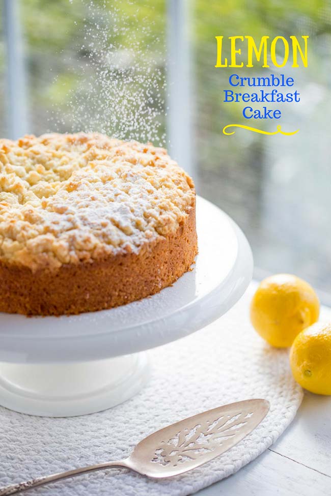 Lemon Crumble Breakfast Cake