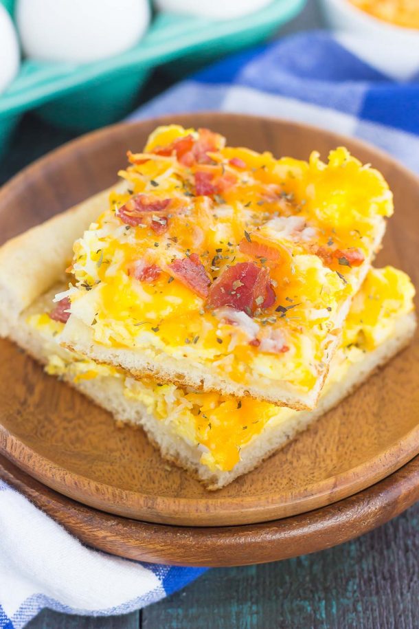 Bacon And Egg Breakfast Pizza