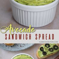 Avocado sandwich spread pinterest pin