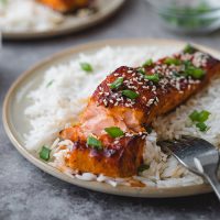 Gochujang salmon square image