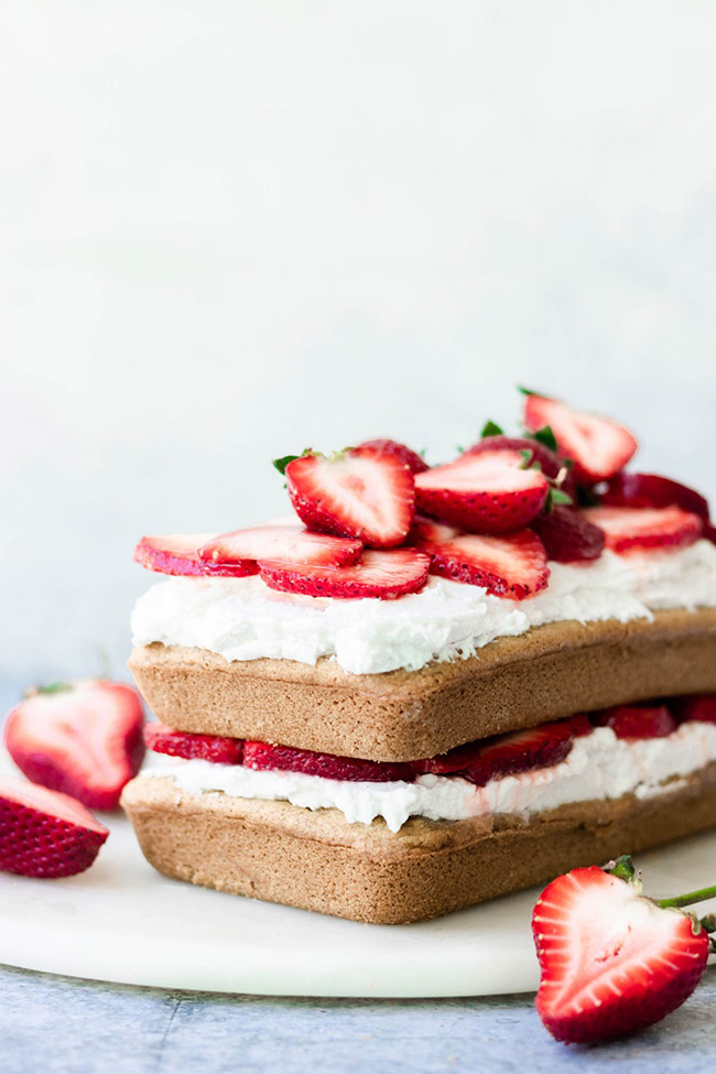Gluten-Free Strawberry Shortcake Cake