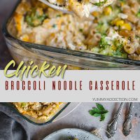 Chicken broccoli noodle casserole pinterest pin