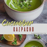 Cucumber gazpacho pinterest pin
