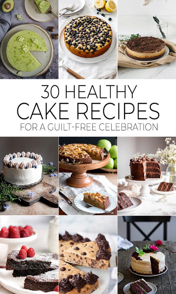 Healthy cake recipes featured image