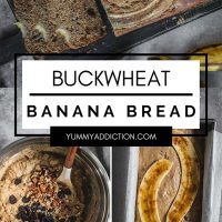 Buckwheat banana bread pinterest pin