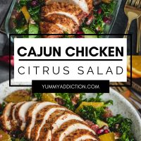 Cajun chicken salad pinterest pin