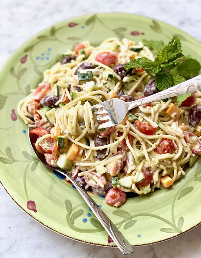 Garden Spaghetti Salad
