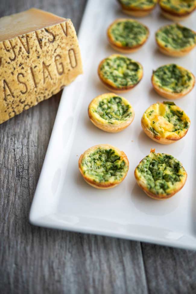Spinach & Asiago Mini Quiche
