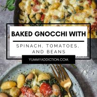 Baked gnocchi Pinterest pin