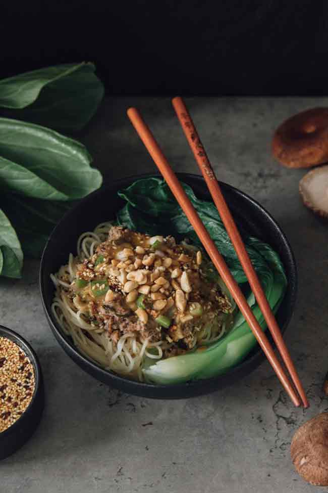 Vegetarian Dan Dan Noodles