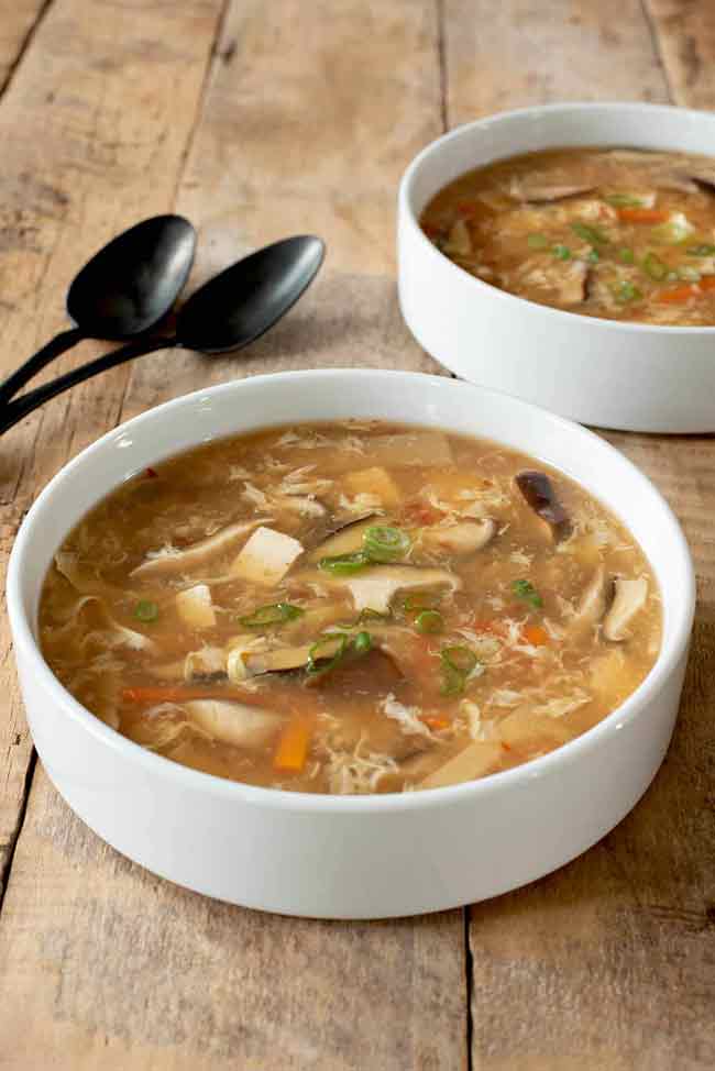 Vegetarian Chinese Hot And Sour Soup