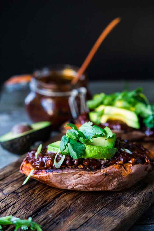 BBQ Chicken Sweet Potatoes