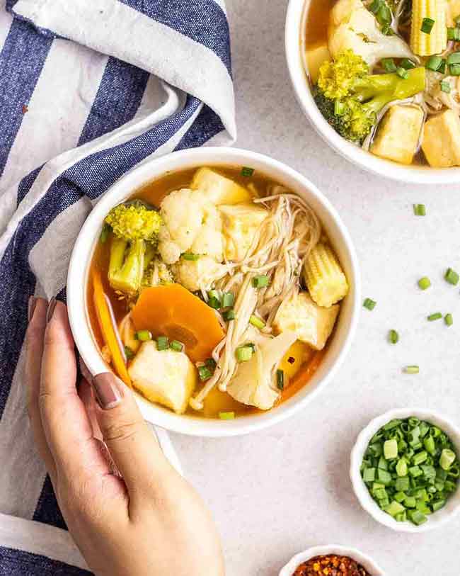 Chinese Tofu Vegetable Soup