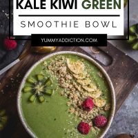 Kiwi smoothie bowl pinterest pin