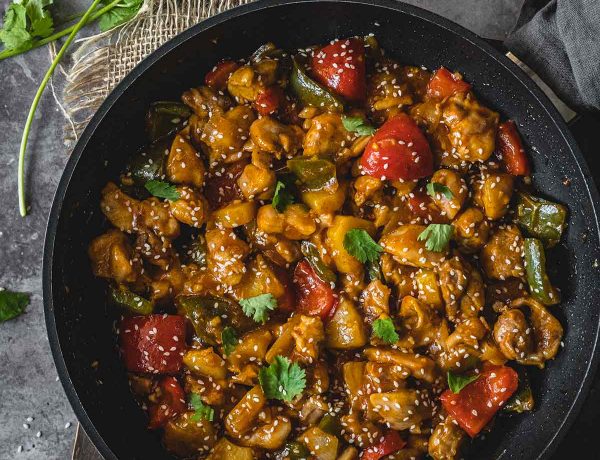 Chinese chicken with pineapple featured image