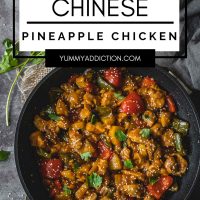 Chinese pineapple chicken pinterest pin