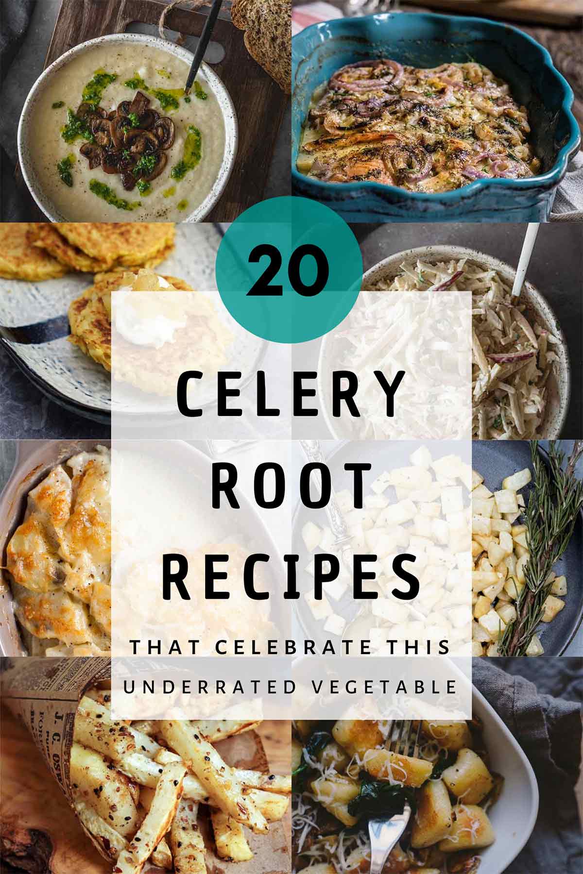 Celery root recipes featured image