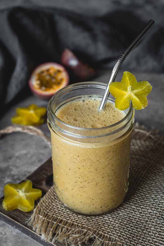 Star Fruit and Passion Fruit Juice