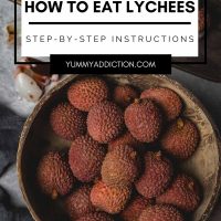 How to Eat a Lychee pinterest pin