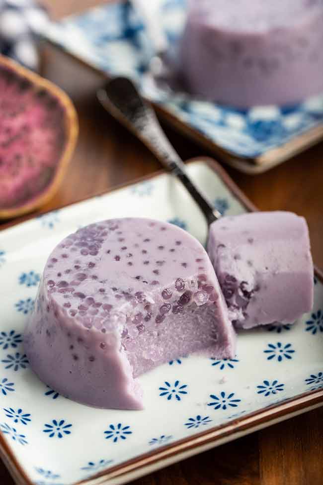 Purple Sweet Potato Tapioca Pudding