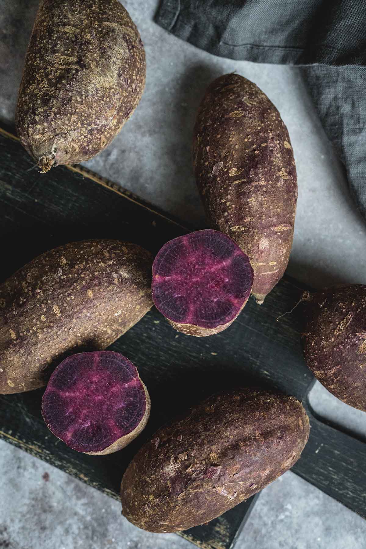 How to cook purple sweet potatoes