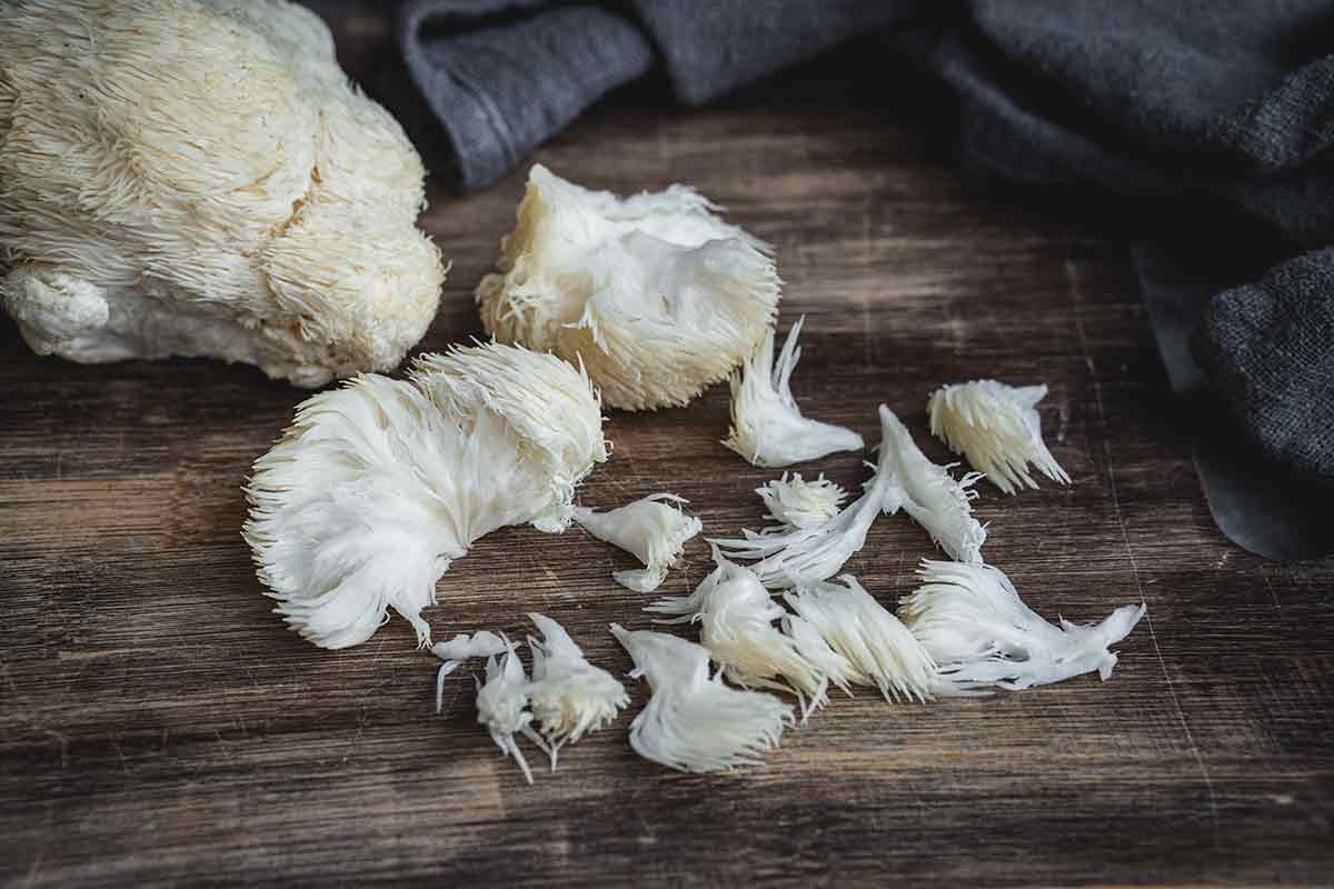 How to shred Lion's mane mushrooms