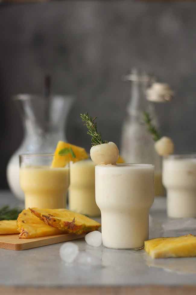 Lychee-Ginger Lassi
