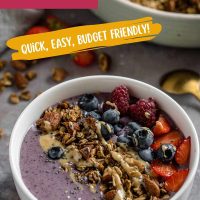 Granola made in an air fryer pinterest pin