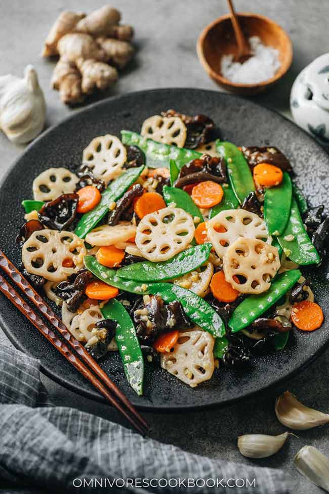 Cantonese Lotus Root Stir Fry