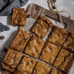 Coconut oil chocolate chip cookie bars featured photo