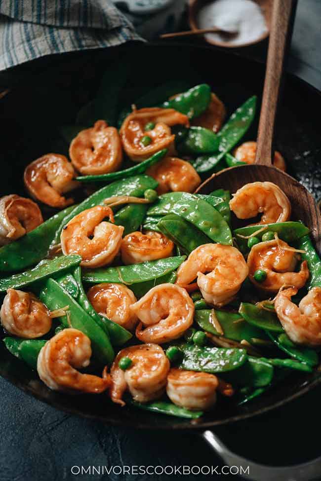 Shrimp and Snow Peas
