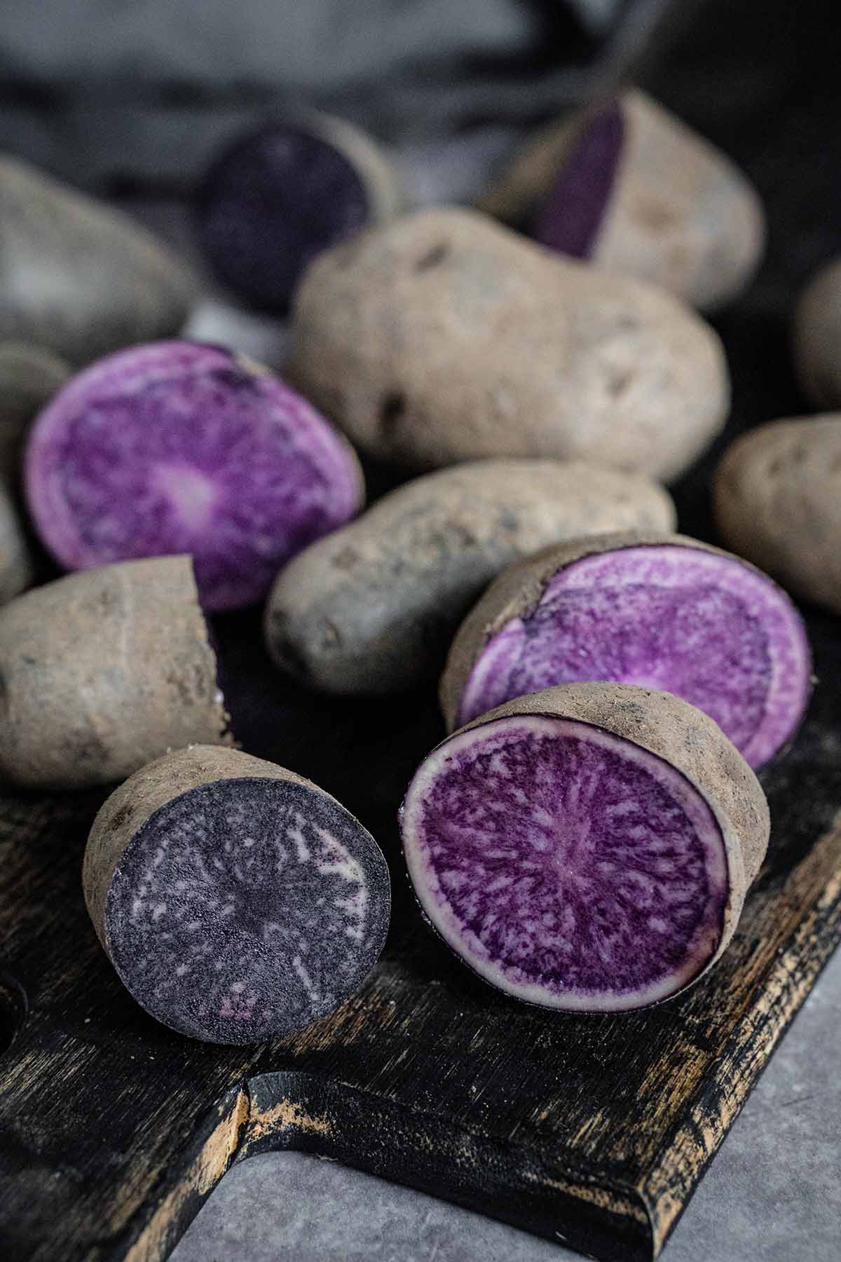 How to cook purple potatoes