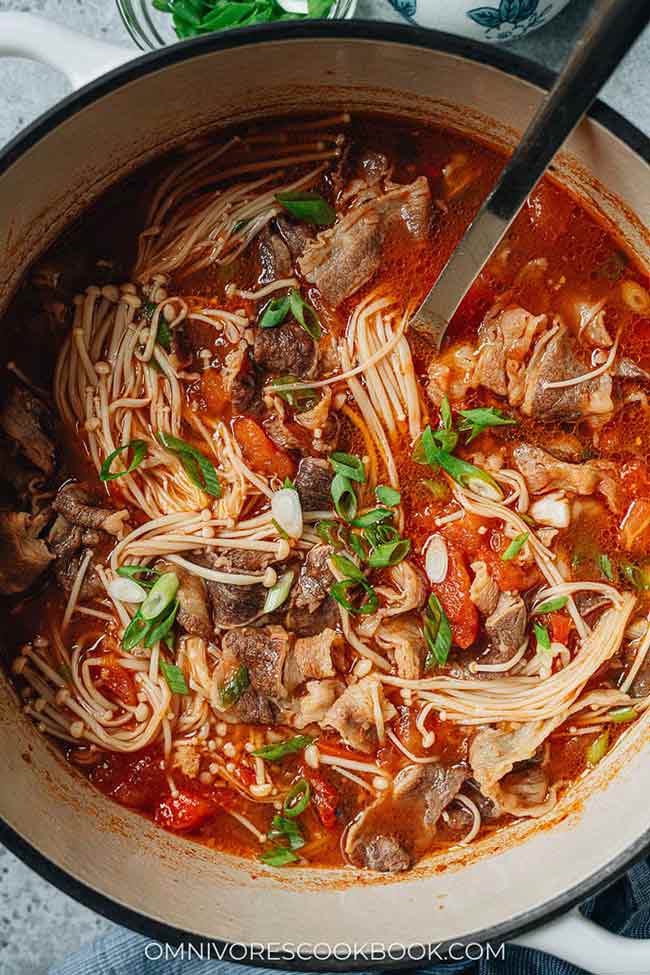 Chinese Tomato Beef Soup