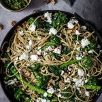Broccolini pasta with arugula pesto featured photo