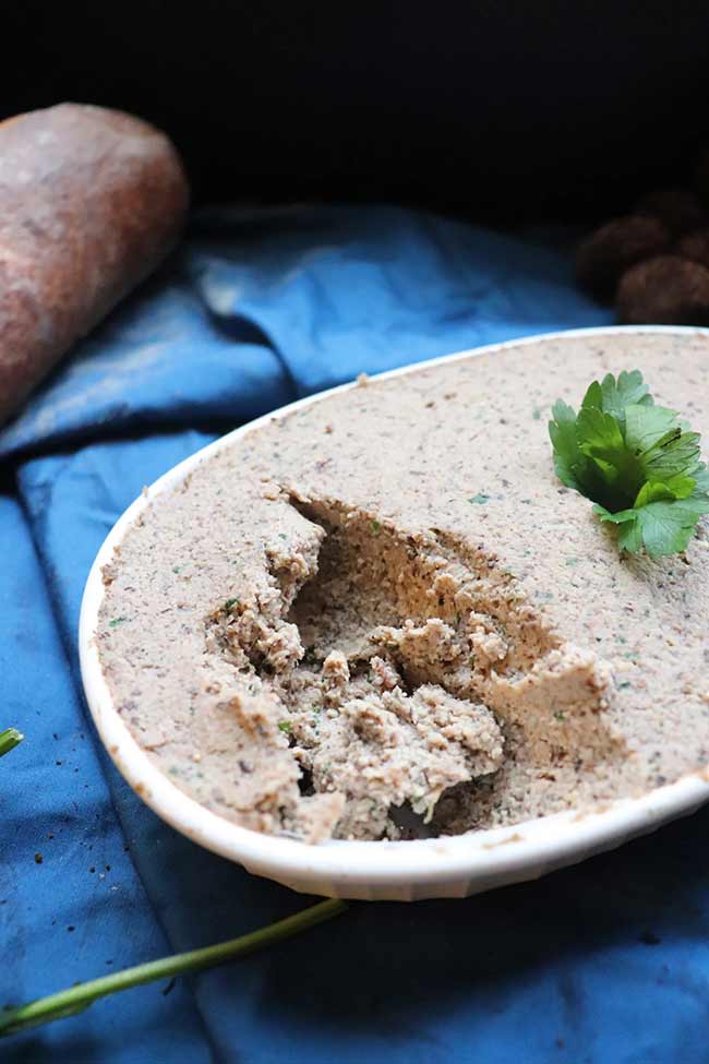Black Walnut and Maitake Mushroom Pâté