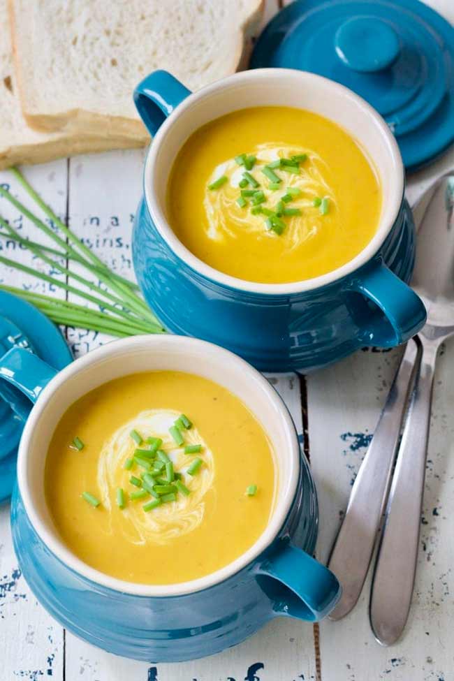 Jerusalem Artichoke & Carrot Soup
