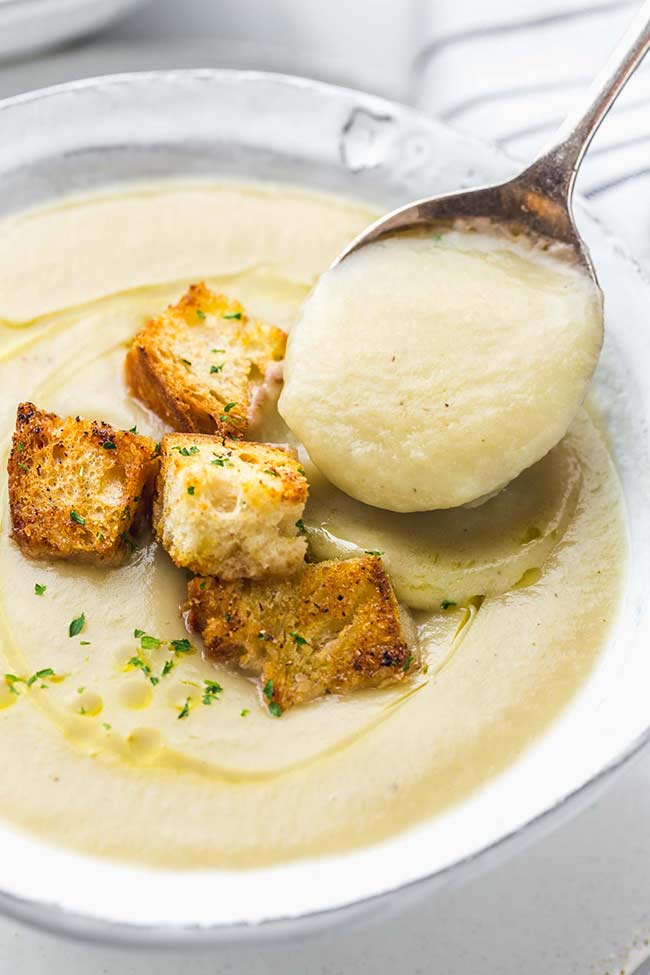 Jerusalem Artichoke Soup
